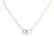 ダニエルウェリントン DANIEL WELLINGTON CLASSIC LUMINE UNITY ネックレス DW00400352 レディース ローズゴールド
